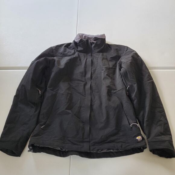 Mountain Hardwear Jacket Womens Medium Black PrimaLoft Insulated Full Zip Trail - Picture 1 of 9